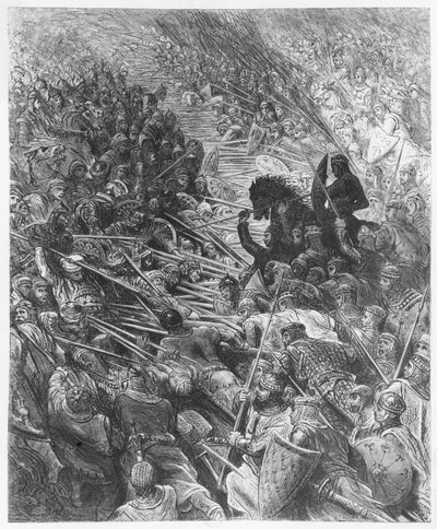 Battle scene, illustration from 